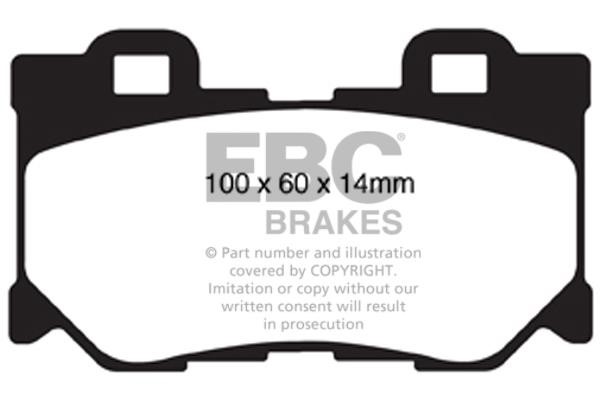 EBC DP21824 Brake Pad Set, disc brake DP21824