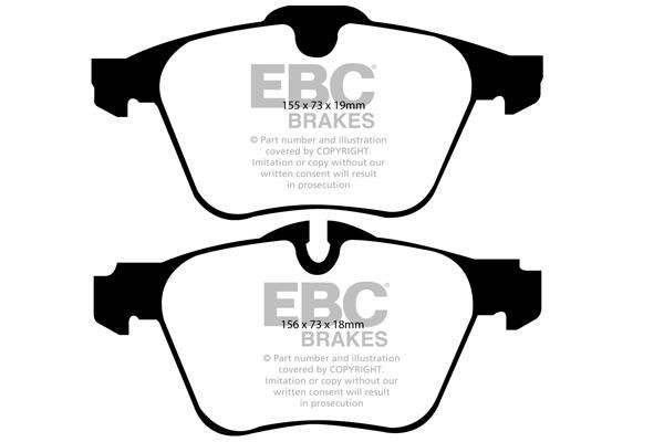 EBC DP41912R Brake Pad Set, disc brake DP41912R