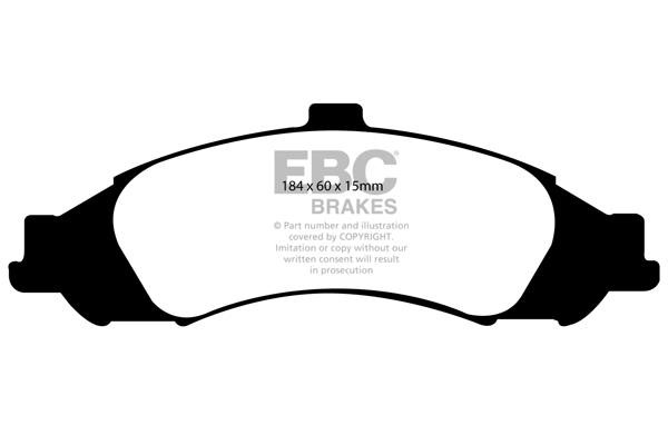 EBC DP31721C Brake Pad Set, disc brake DP31721C