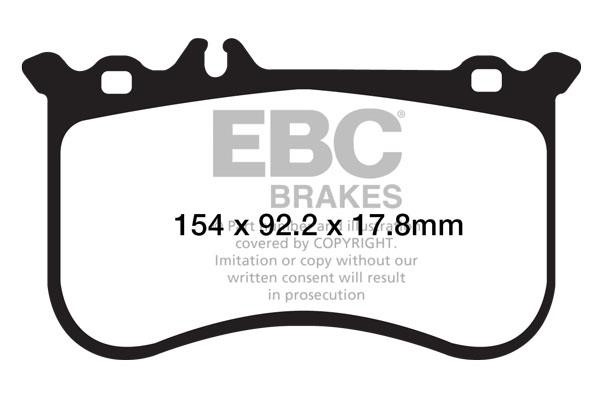 EBC DP32138C Brake Pad Set, disc brake DP32138C