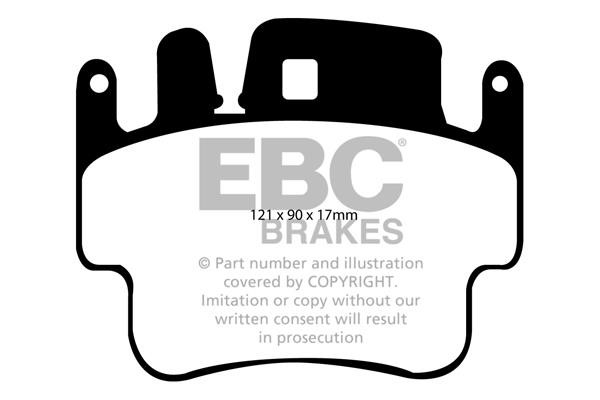 EBC DP91514 Brake Pad Set, disc brake DP91514