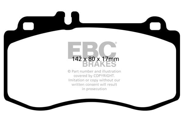 EBC DP31857C Brake Pad Set, disc brake DP31857C