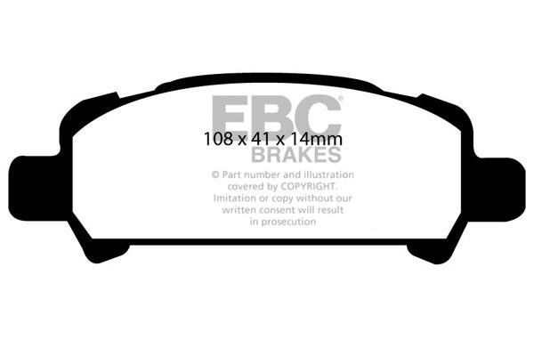 EBC DP31293C Brake Pad Set, disc brake DP31293C