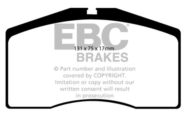 EBC DP5997NDX Brake Pad Set, disc brake DP5997NDX