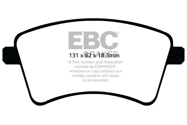 EBC DP22033 Brake Pad Set, disc brake DP22033