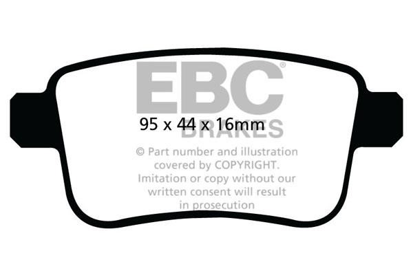 EBC DP22034 Brake Pad Set, disc brake DP22034