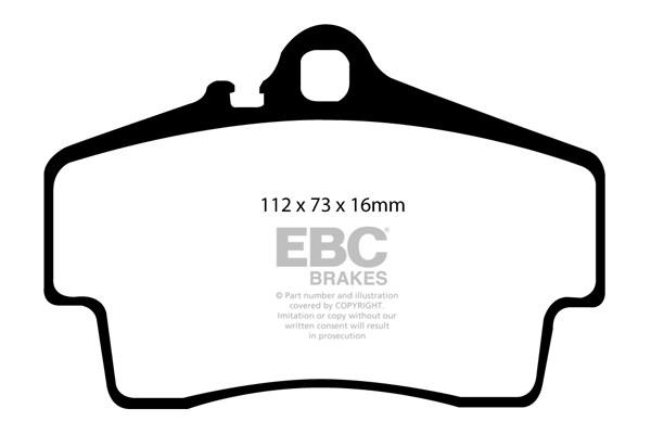 EBC DP81208RP1 Brake Pad Set, disc brake DP81208RP1