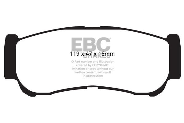 EBC DP61982 Brake pad set DP61982 DP61982 EBC Brake pad set