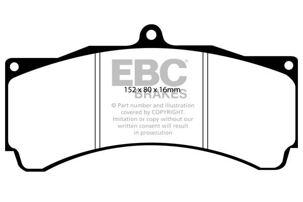 EBC DP8032RP1 Brake Pad Set, disc brake DP8032RP1