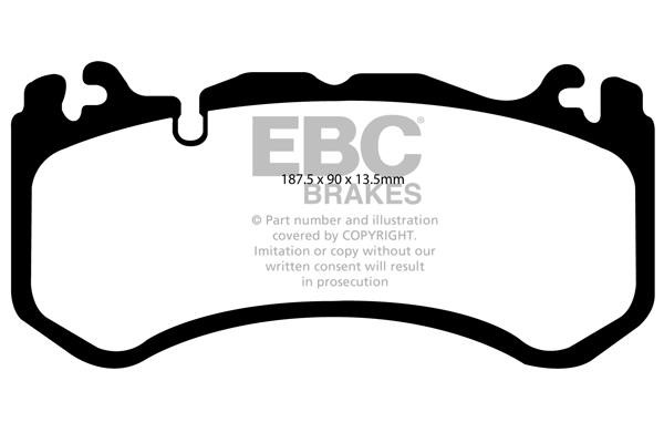 EBC DP51939NDX Brake Pad Set, disc brake DP51939NDX