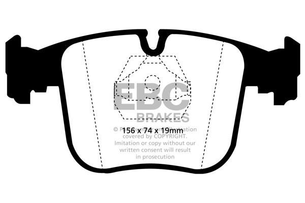 EBC DP3870C Brake Pad Set, disc brake DP3870C