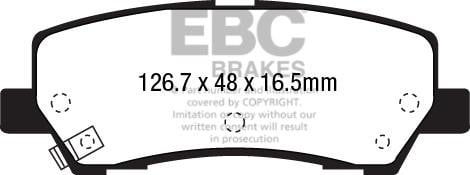 EBC DP33041C Brake Pad Set, disc brake DP33041C