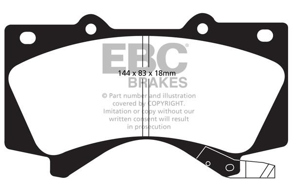 EBC DP91815 Brake Pad Set, disc brake DP91815