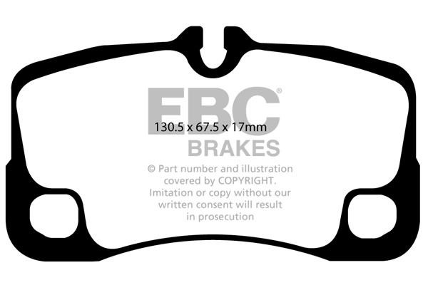 EBC DP81930RP1 Brake Pad Set, disc brake DP81930RP1