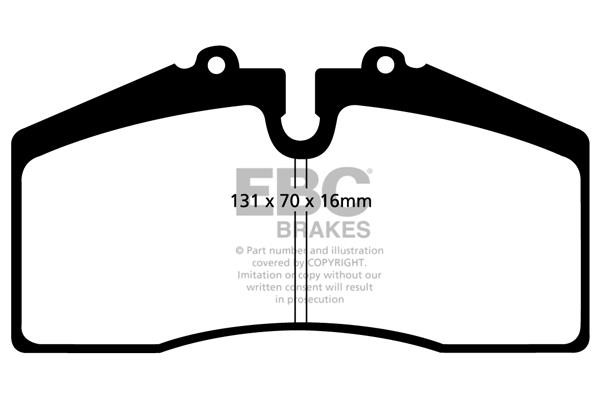 EBC DP41014R Brake Pad Set, disc brake DP41014R