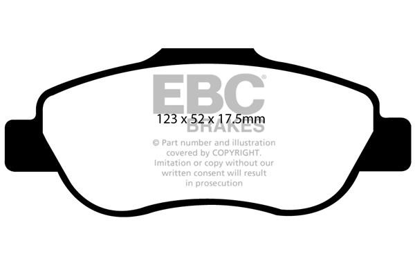 EBC DP21573 Brake Pad Set, disc brake DP21573