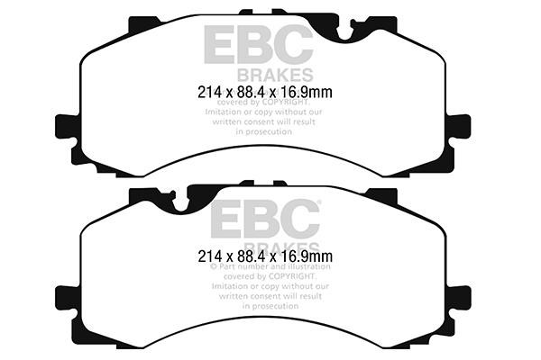 EBC DP42279R Brake Pad Set, disc brake DP42279R