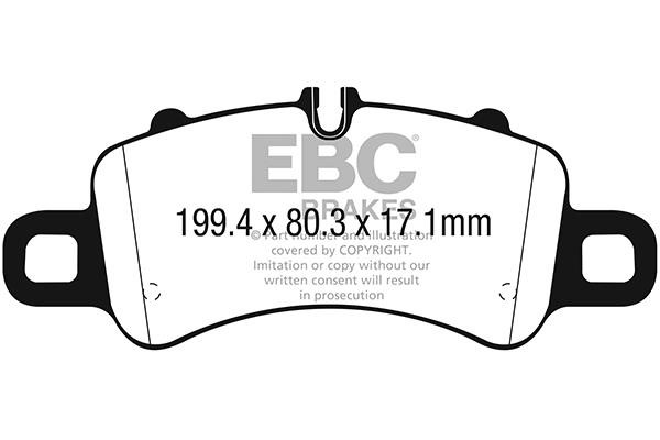EBC DP82307RP1 Brake Pad Set, disc brake DP82307RP1