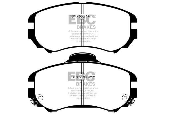 EBC DP21643 Brake Pad Set, disc brake DP21643