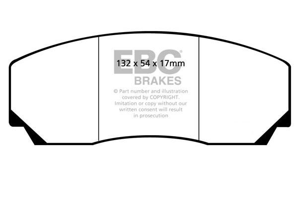 EBC DP3002C Brake Pad Set, disc brake DP3002C