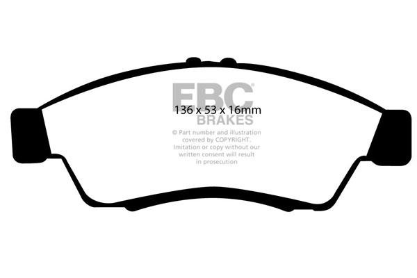 EBC DP21390 Brake Pad Set, disc brake DP21390