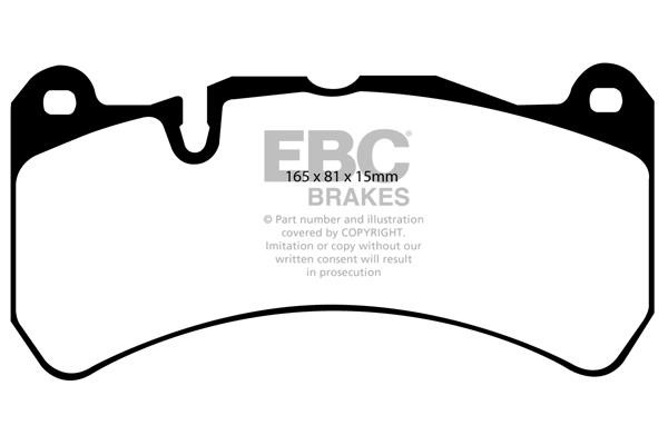 EBC DP41591R Brake Pad Set, disc brake DP41591R