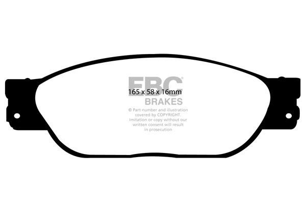 EBC DP31220/2C Brake pad set DP312202C DP312202C EBC Brake pad set