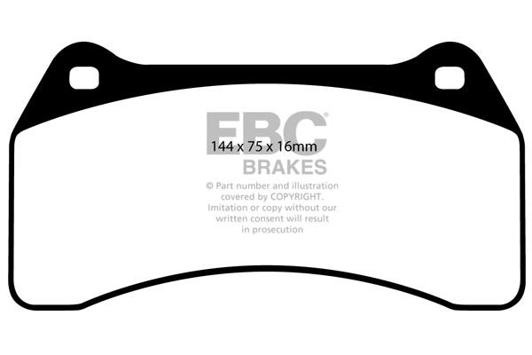EBC DP41462R Brake Pad Set, disc brake DP41462R