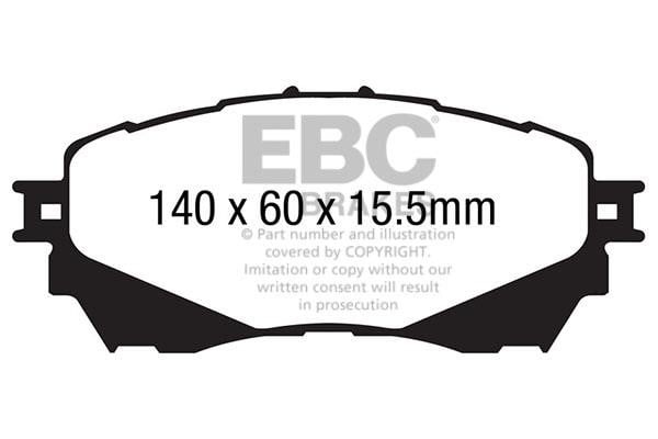 EBC DP22170 Brake Pad Set, disc brake DP22170