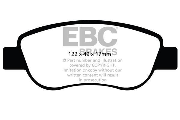 EBC DP22045 Brake Pad Set, disc brake DP22045