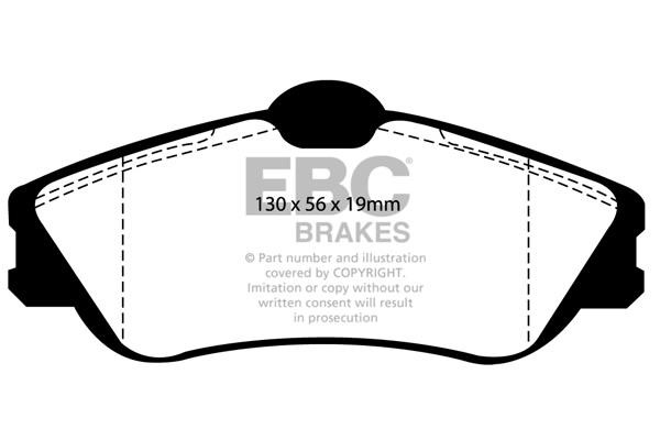 EBC DP21346 Brake pad set DP21346 DP21346 EBC Brake pad set