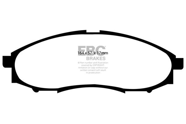 EBC DP61316 Brake pad set DP61316 DP61316 EBC Brake pad set