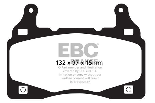 EBC DP41895R Brake Pad Set, disc brake DP41895R