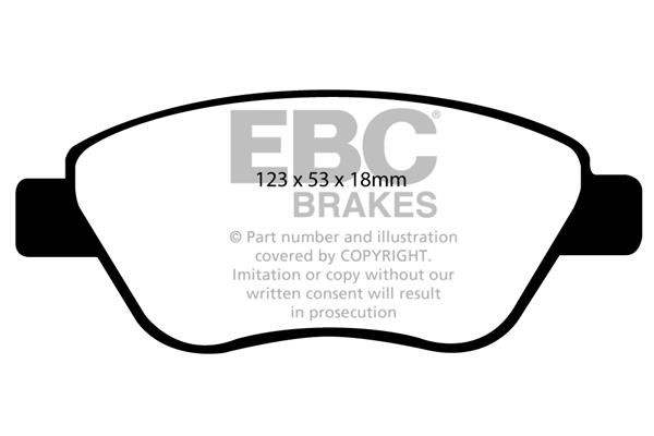 EBC DP21965 Brake Pad Set, disc brake DP21965