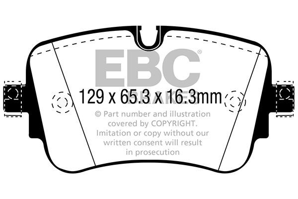 EBC DP42299R Brake Pad Set, disc brake DP42299R