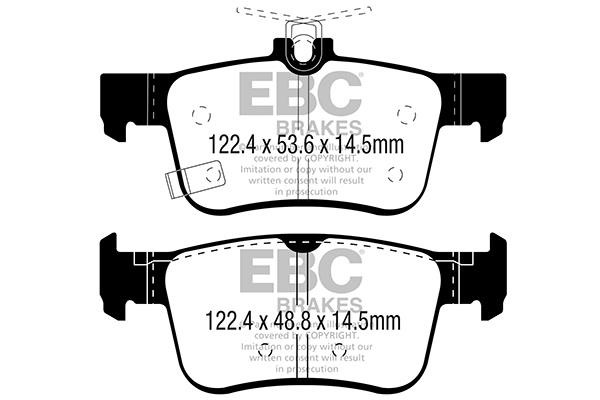 EBC DP22301 Brake pad set DP22301 DP22301 EBC Brake pad set