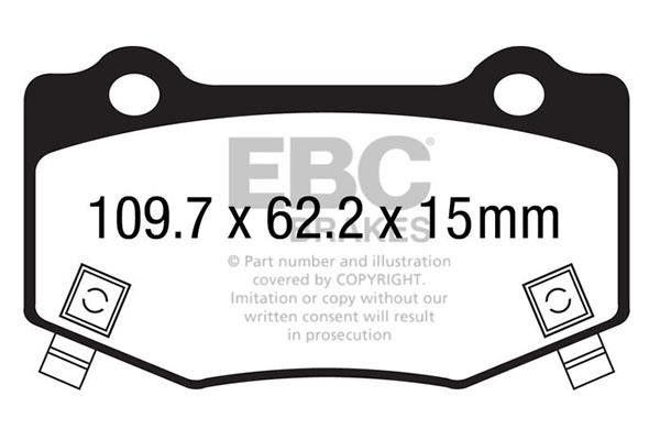EBC DP53023NDX Brake Pad Set, disc brake DP53023NDX