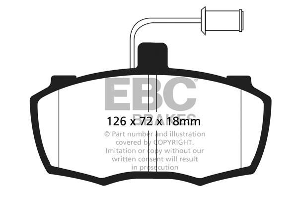 DP4622T EBC Brake pad set