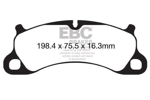 EBC DP82144RP1 Brake Pad Set, disc brake DP82144RP1