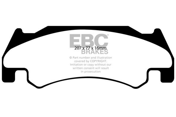 EBC DP41739R Brake Pad Set, disc brake DP41739R