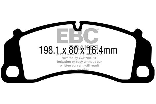 EBC DP82206RP1 Brake Pad Set, disc brake DP82206RP1
