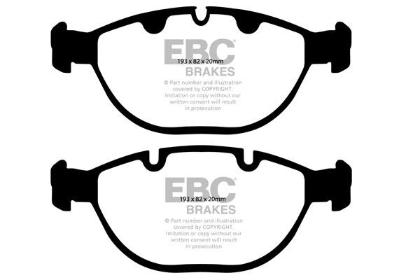 EBC DP41472R Brake Pad Set, disc brake DP41472R