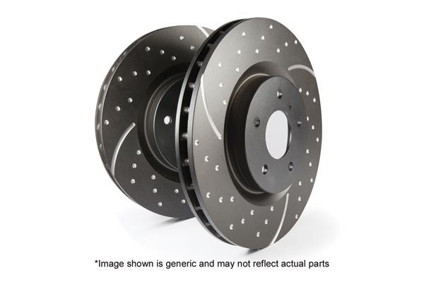 Brake rotor Proton: GD854 EBC Brake disks, set
