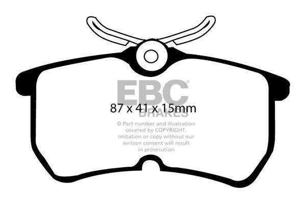 EBC DP31218C Brake pad set DP31218C DP31218C EBC Brake pad set