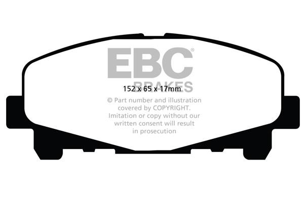 EBC DP21999 Brake Pad Set, disc brake DP21999