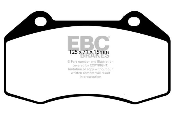 EBC DP31539C Brake pad set DP31539C DP31539C EBC Brake pad set