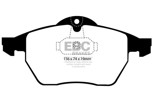 EBC DP31062C Brake Pad Set, disc brake DP31062C