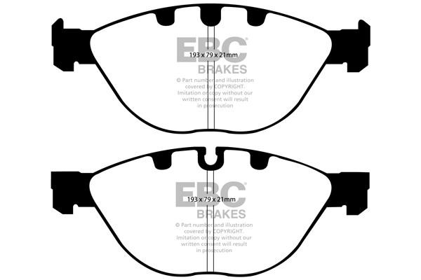 EBC DP21482 Brake pad set DP21482 DP21482 EBC Brake pad set