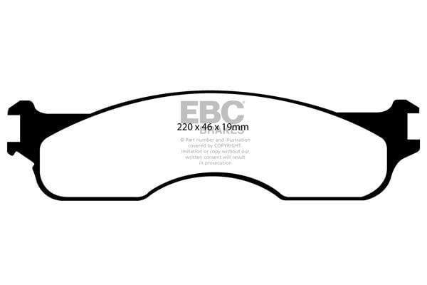 EBC DP41708R Brake Pad Set, disc brake DP41708R