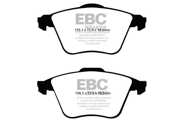 EBC DP51574NDX Brake Pad Set, disc brake DP51574NDX